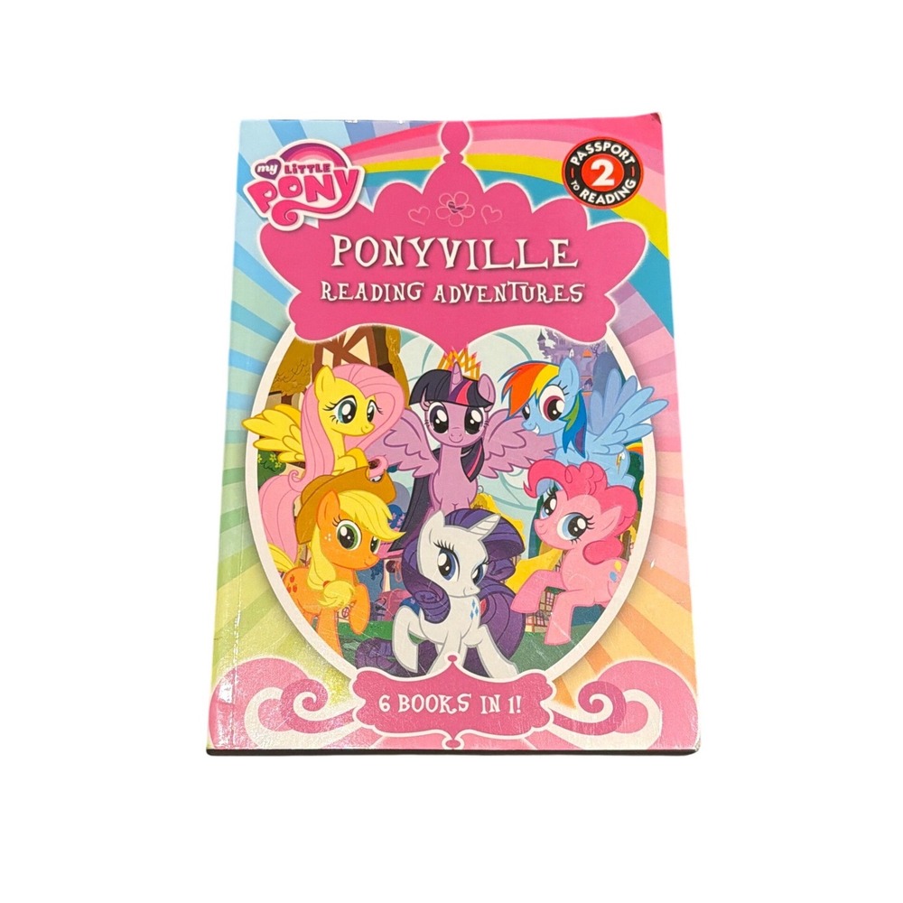 My Little Pony Ponyville Reading Adventures 6 Books in 1 Level 2 Paperback 2015